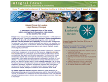 Tablet Screenshot of integral-focus.com